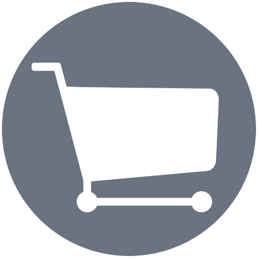 Shopping cart icon.