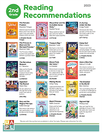 2023 2nd Grade Reading Recommendations
