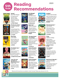 2023 5th Grade Reading Recommendations