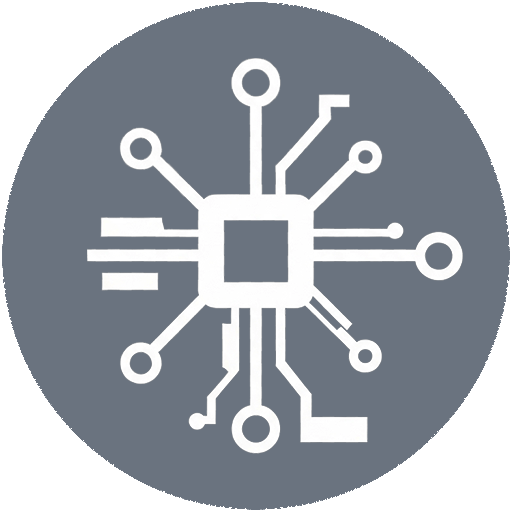 Abstract scheme of a circuit board