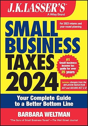 Cover image for `J.K Lasser’s Small Business Taxes`