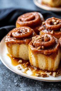 Quick and Easy Caramel Rolls