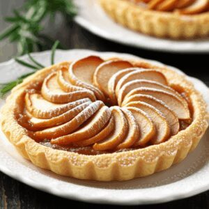 Warm Apple Tart with Rosemary
