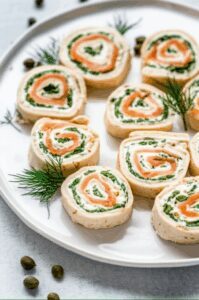 Smoked Salmon Tortilla Spirals