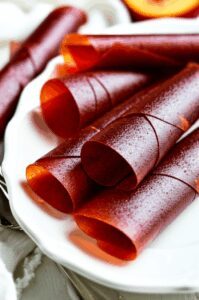 Peach Fruit Leather