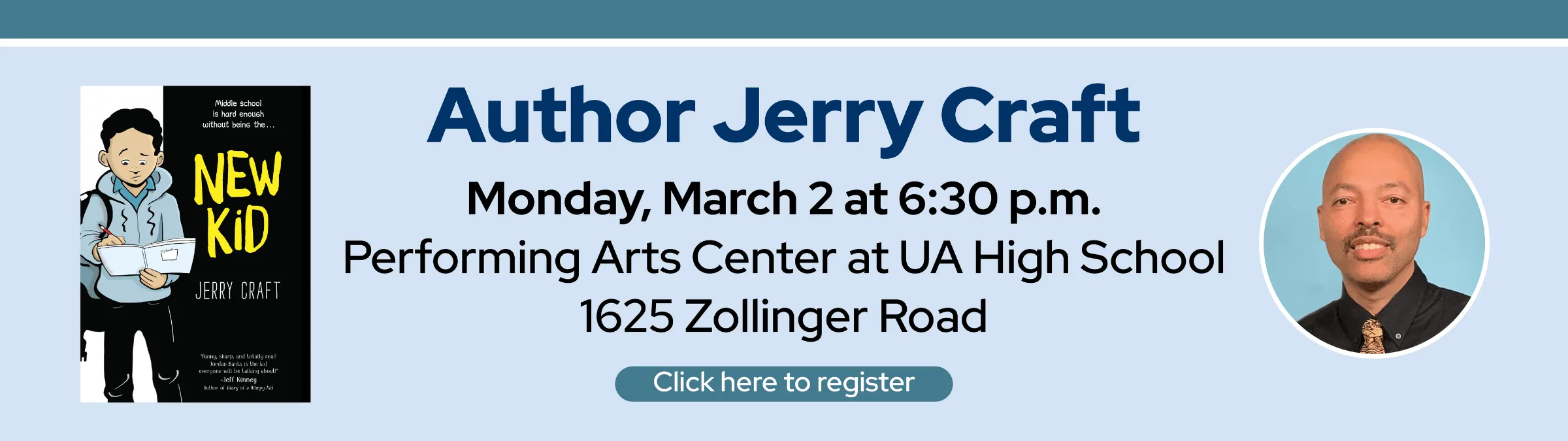 Link to Jerry Craft author visit registration